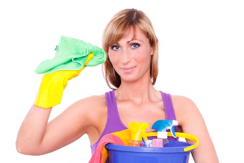 Customer raising a complaint about carpet cleaning service