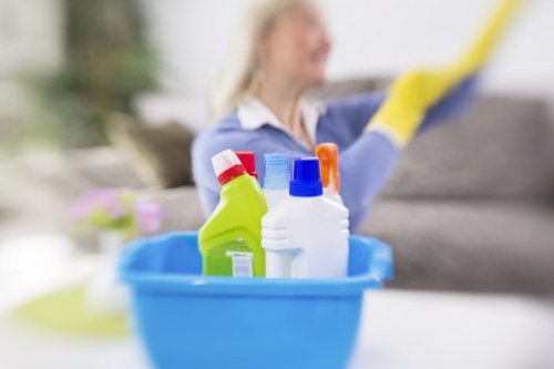 Local cleaners preparing a property for handover in Crystal Palace